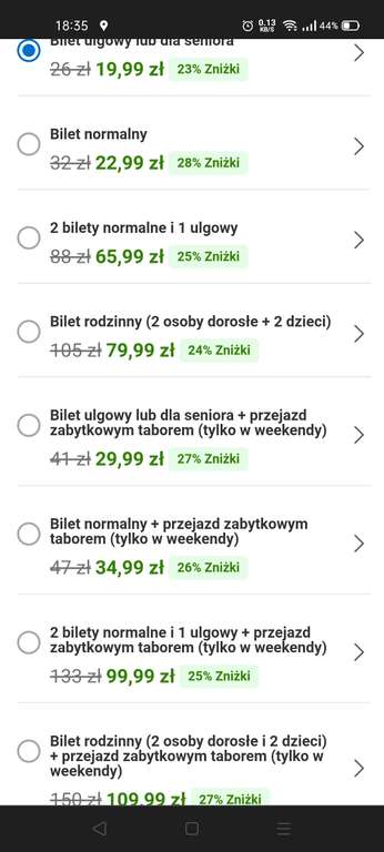 Muzeum Kolejnictwa w Jaworzynie Śląskiej 28% taniej plus dodatkowy rabat 20% (tylko 1.05)