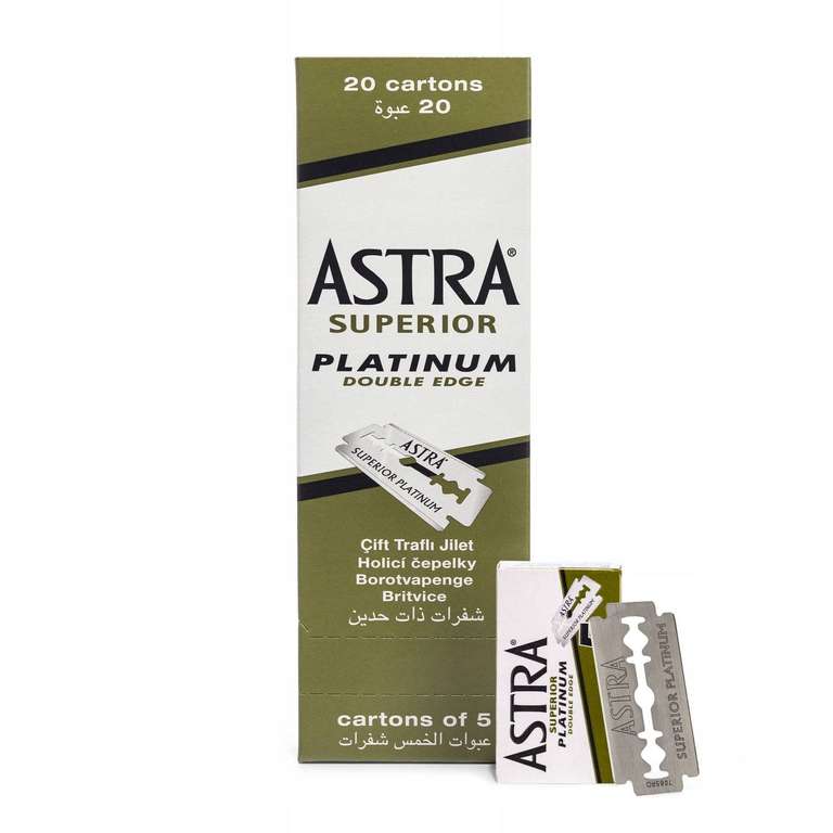 Żyletki do golenia Astra Superior Platinum 100 sztuk