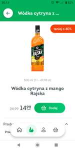 Jush - wódka Rajska - cytrusówka cytryna z mango 0,5l 30%
