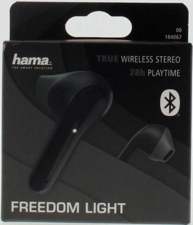 Słuchawki douszne HAMA Freedom Light TWS Czarny, odb.os.0zł