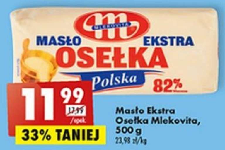Masło Ekstra Osełka Mlekovita 500g - Biedronka