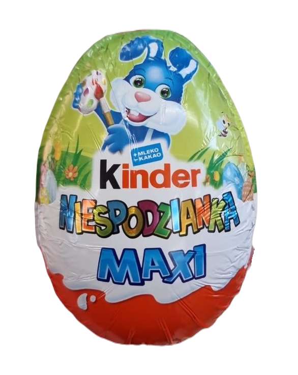 Kinder jajo maxi 100g za 10 zł w Biedronce przy zakupie 3 szt.