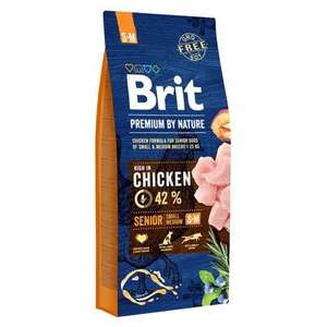 Karma dla psów - Brit Premium by Nature Senior - kurczak - 15kg