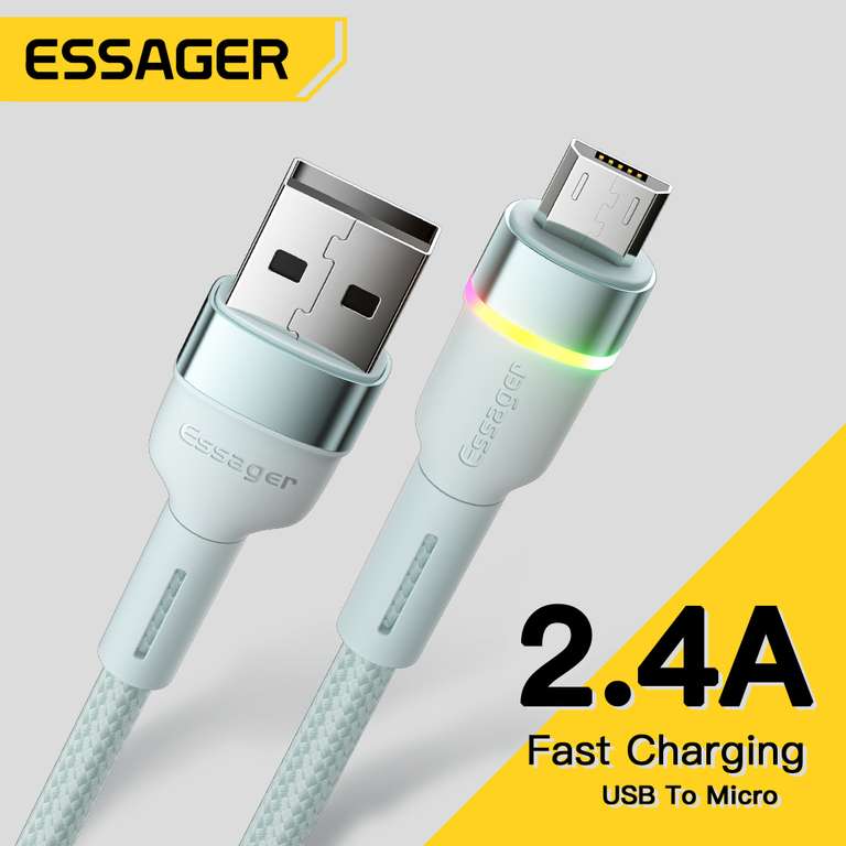 Essager kabel Micro Usb 2,4A 0,5m $0.01