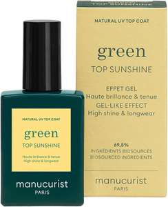 Manucurist - Green Top Coat Sunshine żel do paznokci 15ml