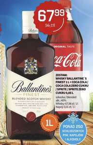 Zestaw Whisky Ballantine’s Finest 1L + Coca Cola/zero/ Sprite/zero w Duży Ben