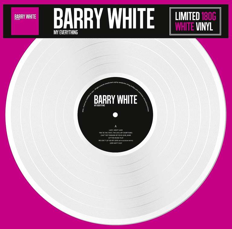 Barry White My Everything/180 Gr Blanc, Winyl