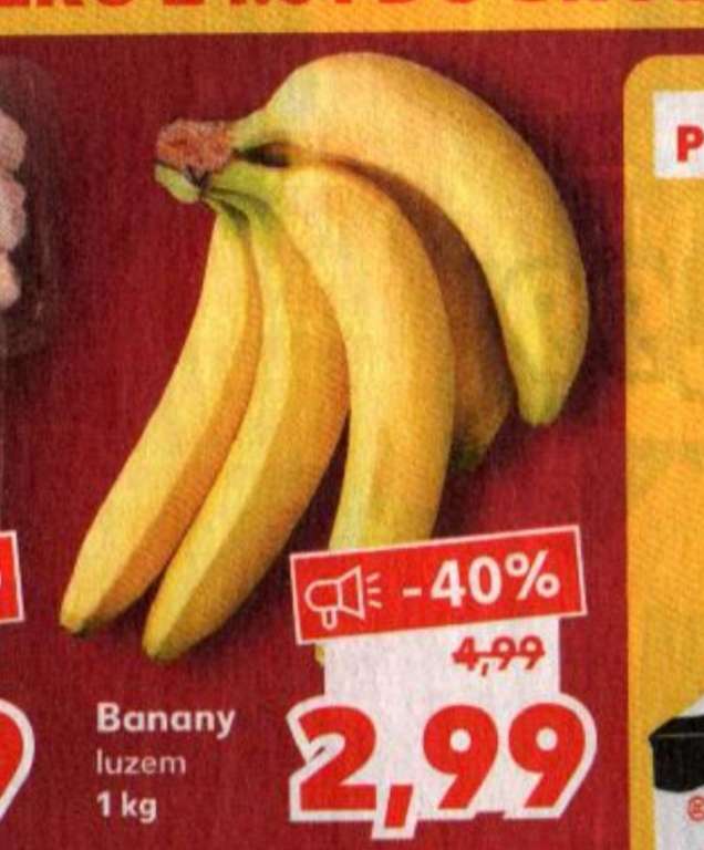 Banany 2,99 zł/kg @Kaufland