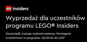 Wiele promocji na stronie LEGO dla uczestników programu Insiders