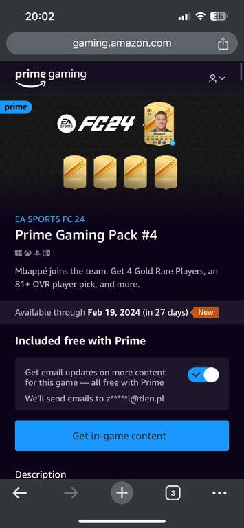 EA FC 24 Prime Gaming Pack 4