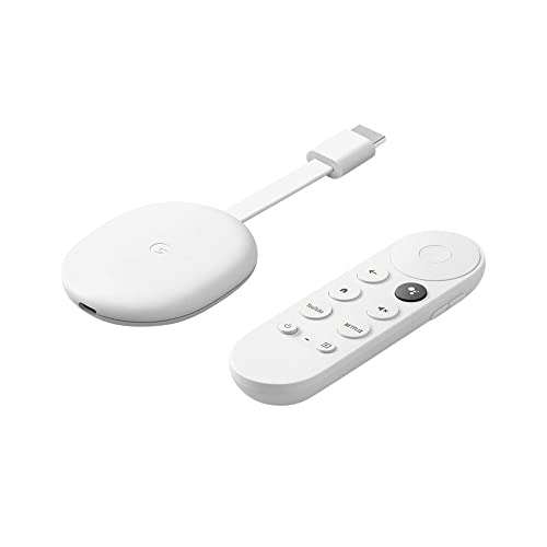 Google Chromecast 4 4k (Chromecast 4 HD - 136 zł; biały Chromecast 4k - 218 zł; niebieski Chromecast 4k - 223 zł)