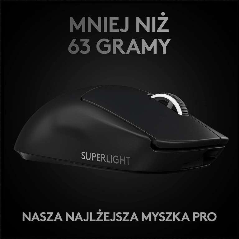 Bezprzewodowa mysz gamingowa Logitech G Pro X Superlight