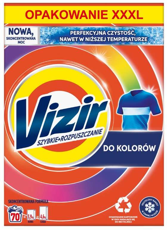 Vizir Proszek do prania Kolor 70 prań