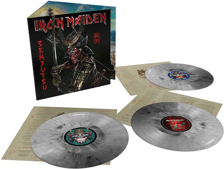 Iron Maiden - Senjutsu 3x LP Winyl marbled silver
