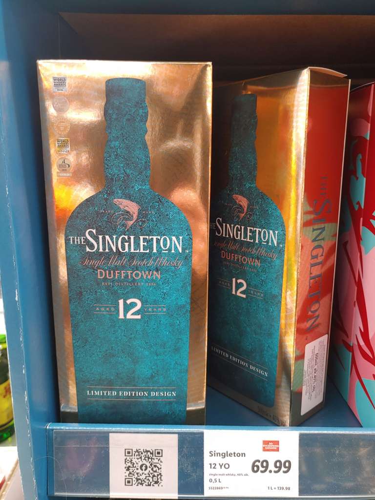 Whisky Singleton 12 Dufftown 0,5l LIDL