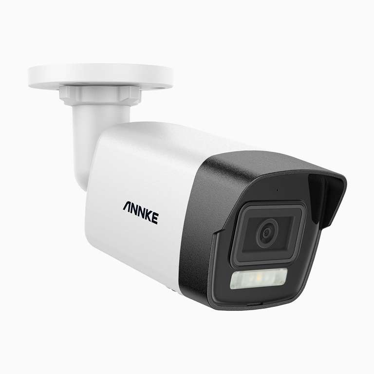 Annke C1200 - Kamera zewnętrzna PoE IP 4K 12MP, Noktowizja Pelny Kolor & EXIR, Wykrywanie Ludzi i Pojazdów, H.265+, Wbudowany Mikrofon