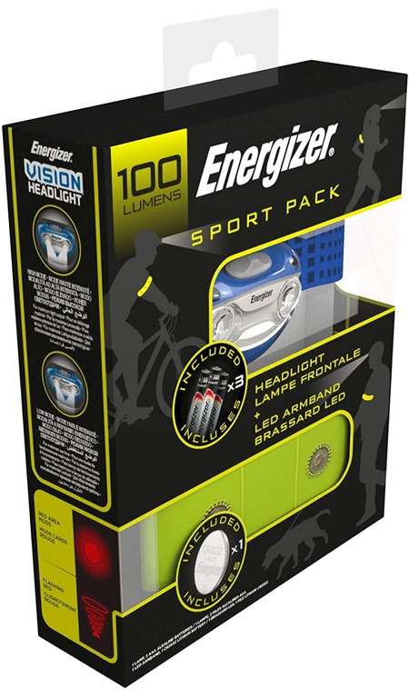 Energizer Sport Pack latarka czołowa i opaska LED 100 lumenów / Amazon.pl i Media Markt