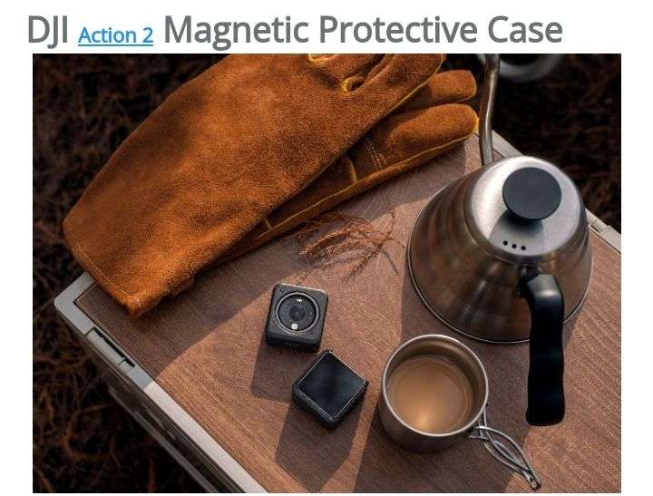 Darmowy magnetyczny case dla posiadaczy DJI Action 2