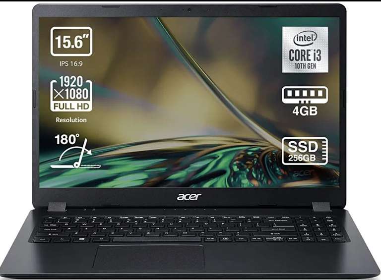 Laptop Acer Aspire DOS i3 A315-56 4GB RAM, 256GB €253,12