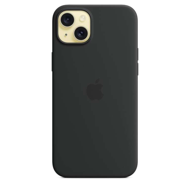 Apple iPhone 15 Plus silikonowe etui z MagSafe – czarne €29.25