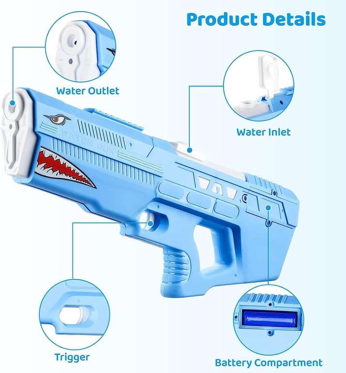 Elektryczny pistolet na wodę
