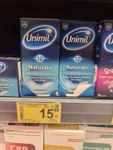 Prezerwatywy, gumki 12 sztuk Unimill Natural, 1,33 zł/1 sztuka w Carrefour Toruń