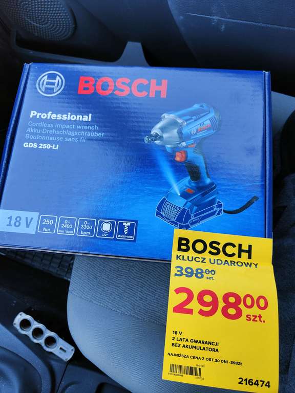 Klucz udarowy Bosch GDS 250-li