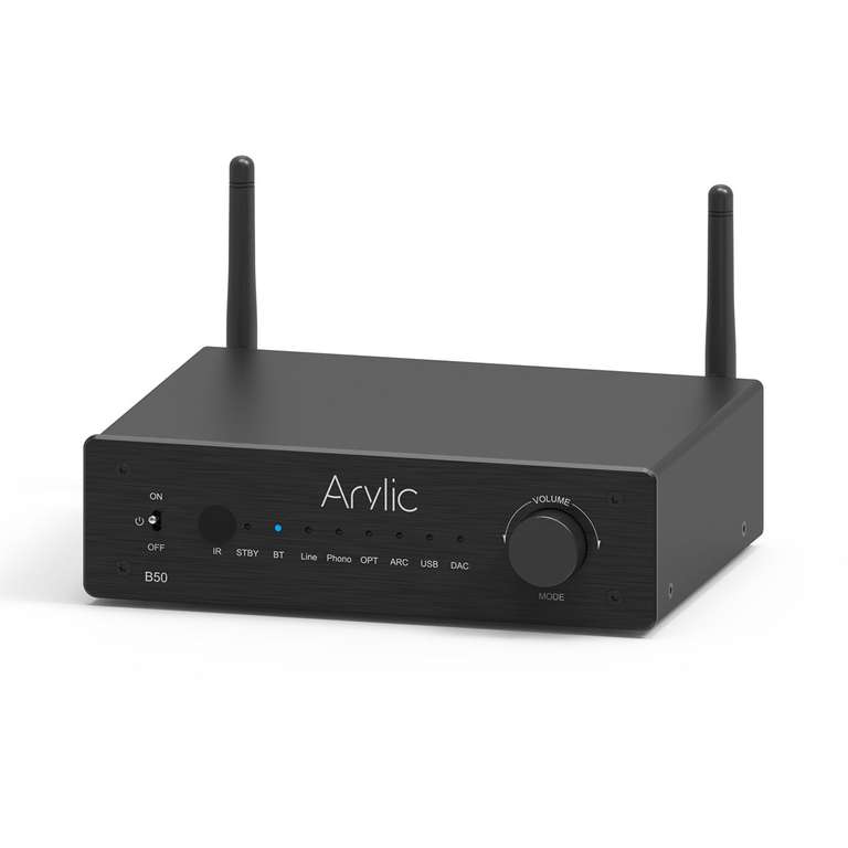 Wzmacniacz Arylic B50 (118,15$) Bluetooth, HDMI ARC 2x50W