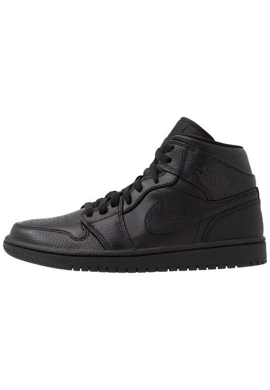 Jordan AIR JORDAN 1 MID - Sneakersy wysokie - czarny WYBRANE ROZMIARY (link do białych w komentarzu)