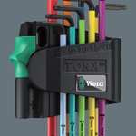 Wera Zestaw kluczy trzpieniowych TORX BO Multicolour BlackLaser z magnetyzerem 967 SPKL/9 05073599001