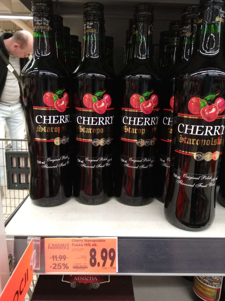 Wino Cherry Staropolskie but. 0,75 @Kaufland