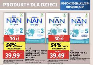 Mleko NAN opti pro 2/3/4/5 _ drugi produkt 54% taniej