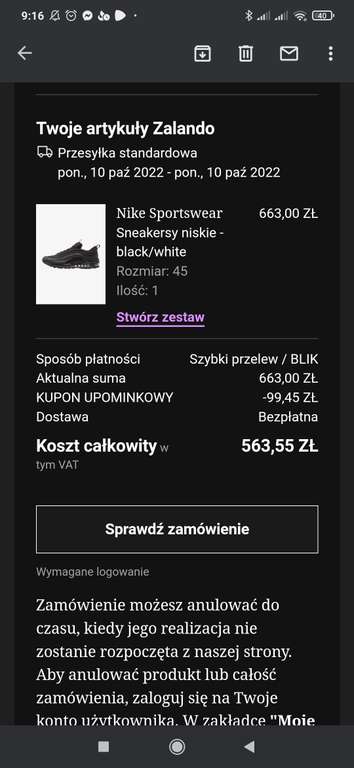 Buty Nike AIR MAX 97 - Sneakersy czarne