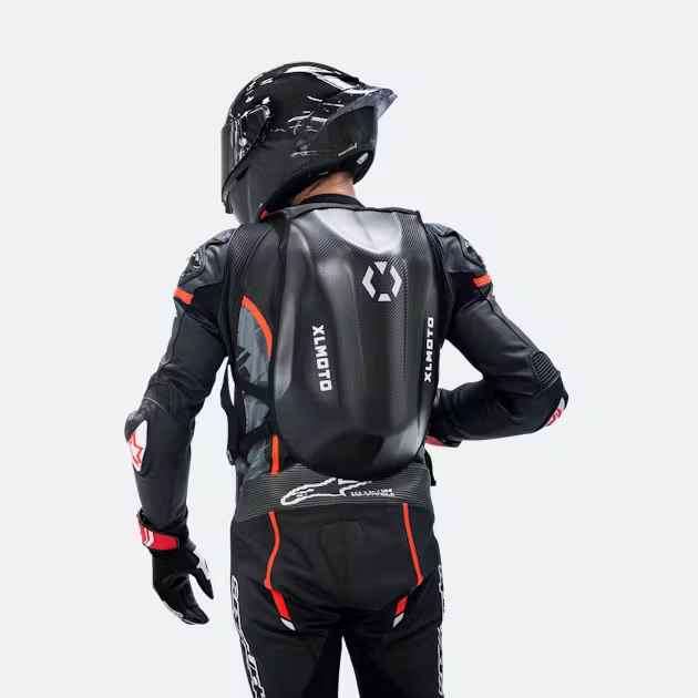 Plecak motocyklowy XLMOTO Slipstream, Carbon Look, wodoodporny