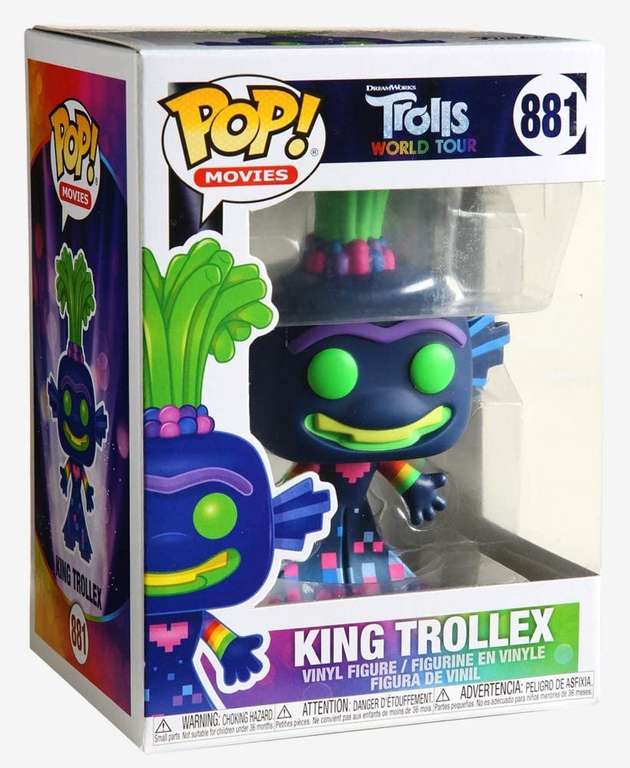 Funko Pop. Król Trollex, świecący w ciemnościach
