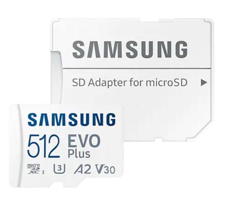 Karta pamięci Samsung Evo Plus microSDXC 512GB 130/120 A2 V30