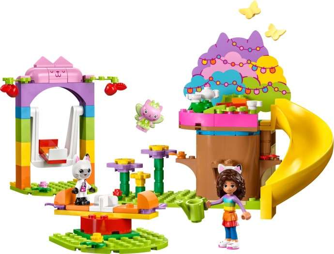 LEGO Koci domek Gabi 10787 Przyjęcie w ogrodzie Wróżkici | LEGO Koci domek Gabi 10786 Statek i spa Gabi i Syrenkotki