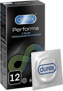 Durex Performa Prezerwatywy z lubrykantem przedłużające stosunek 12 szt.