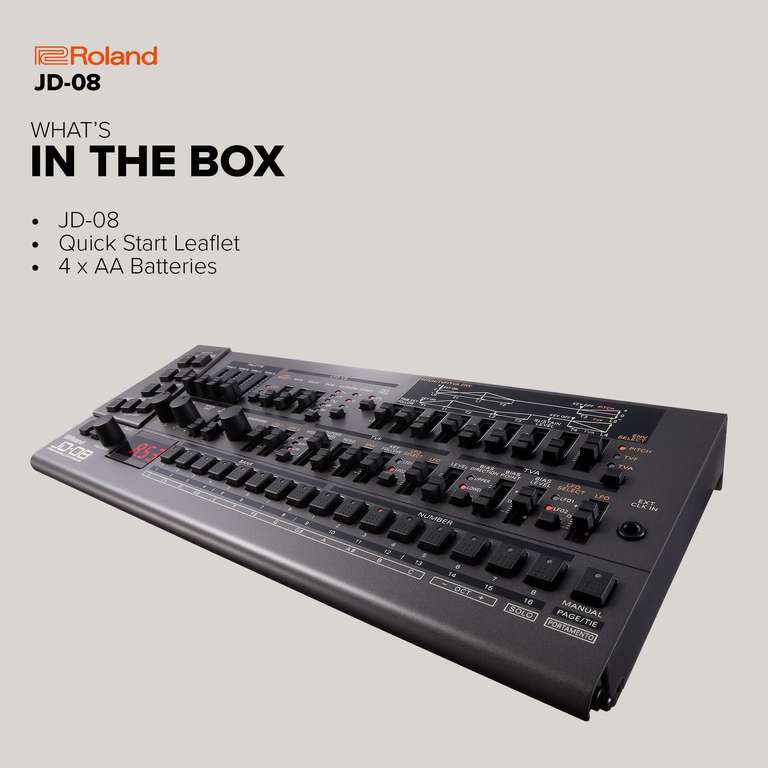 Roland JD-08 Boutique Syntezator moduł brzmieniowy 272.21€