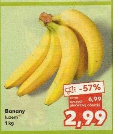 Banany 2,99zl/kg @Kaufland