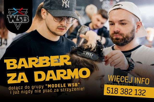 Warszawska Szkoła Barberingu >>> bezpłatne strzyżenia włosów i brody, bezpłatny barber, fryzjer, golarz, balwierz, golibroda