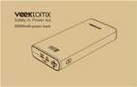 VEEKTOMX Power Bank 20000mAh 65W Laptop PowerBank PD QC4.0 Fast Charge, kabel 100W USB C do C