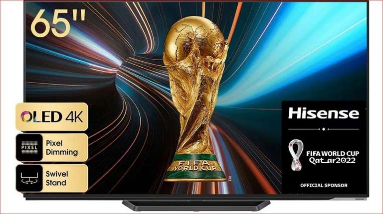 Telewizor 65" OLED (matryca LG) HISENSE 65A85H 4K 120Hz VIDAA Dolby Atmos Dolby Vision HDMI 2.1 (możliwe 7219zł w ratach)
