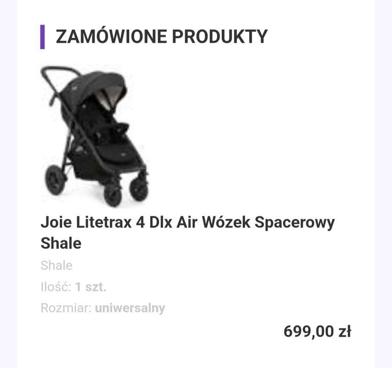 Wózek spacerowy Joie Litetrax 4 Dlx Air