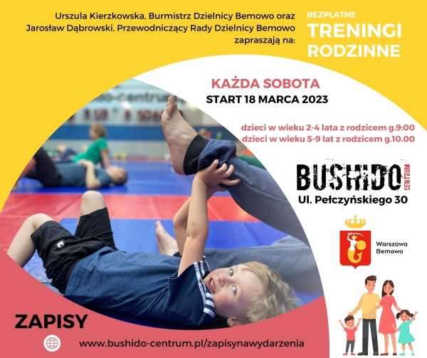 Bezpłatne rodzinne treningi karate >>> Warszawa Bemowo