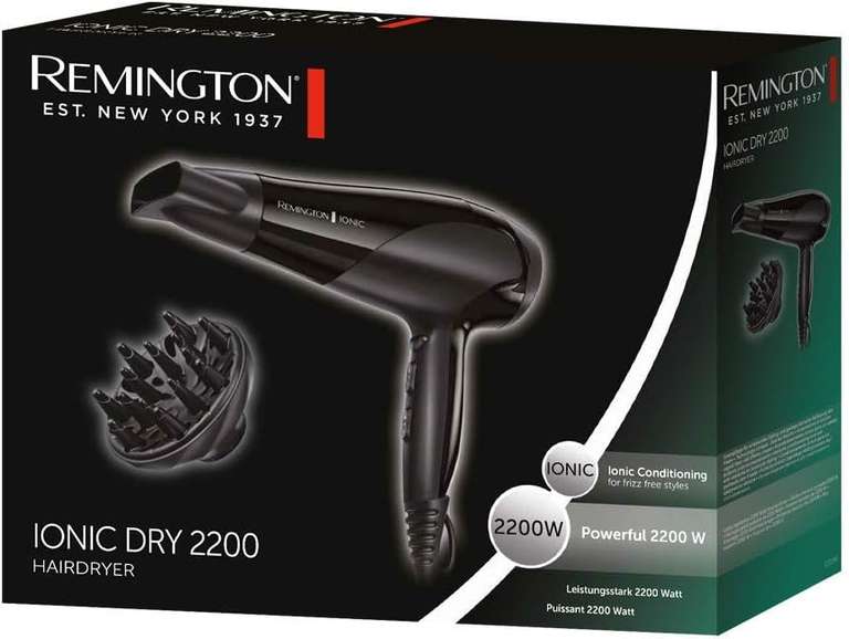 Suszarka do włosów z jonizacją Remington 2200W