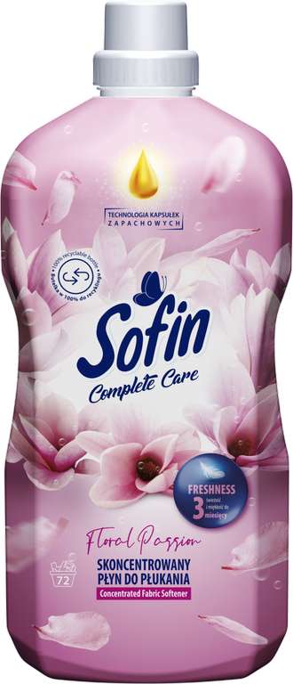 Płyn do płukania SOFIN Complete Care 1,80L Floral Passion/Fresh Morning