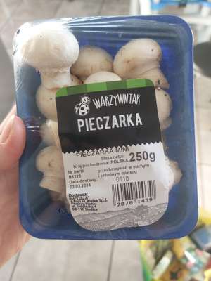 Mini pieczarki 1,99 zł za 250 g Biedronka
