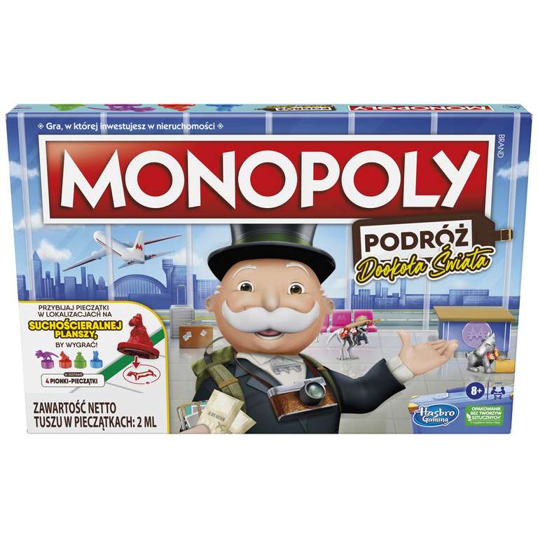 Gra planszowa Monopoly Podróż dookoła świata