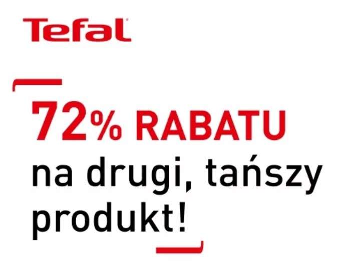 TEFAL- drugi tańszy produkt 72% taniej @ Media Expert